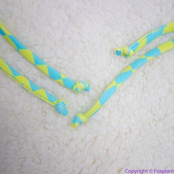 NEW It’s Now‎ Cool x free people checkered wave bikini bottom, L - Picture 13 of 16